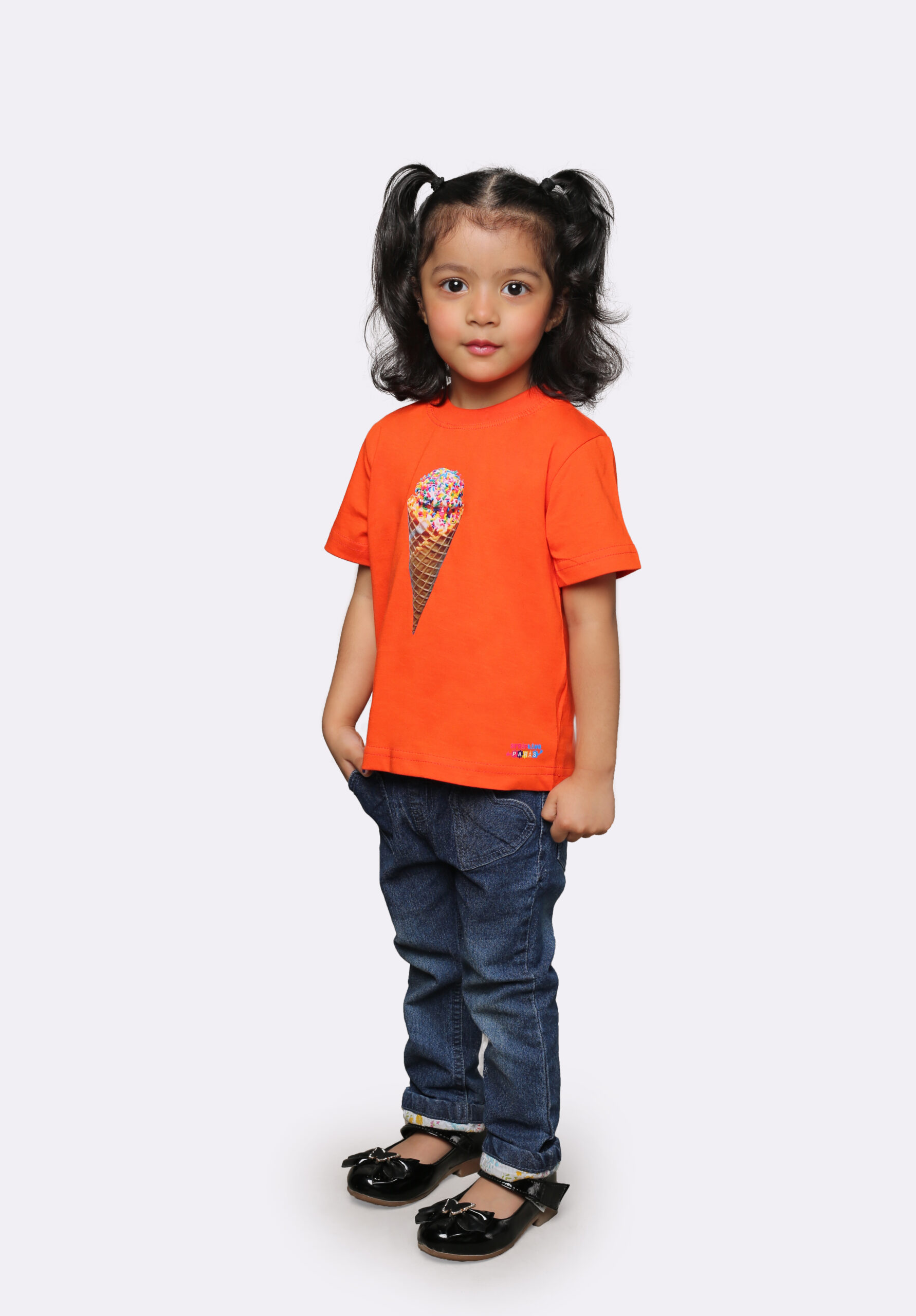 unisex kids orange half sleeve t shirt unisex kids orange half sleeve t shirt