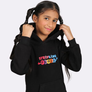 unisex kids black hoodie